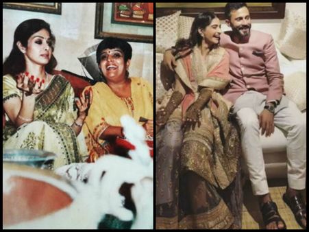 Sridevi Was Missed IMMENSELY By Janhvi At Sonam Kapoor's 'Mehendi' Because Of This Special Reason!