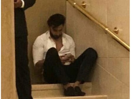 CAUGHT ON CAMERA! Ranveer Singh Was Missing Deepika Padukone Badly At Sonam Kapoor's Reception!