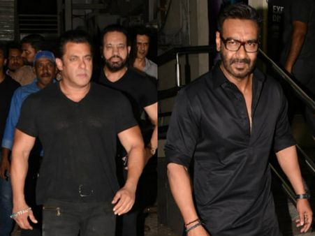 Rare Sighting! Ajay Devgn Attends Salman Khan's Race 3 Screening