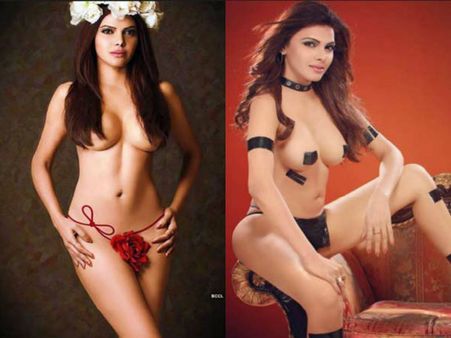 Sherlyn Chopra In A Transparent Lingerie Shows ALL Her Private Parts! Pics