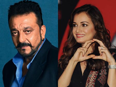 Dia Mirza Gifts Mother India Poster To Sanjay Dutt Worth Rs 1,45,000