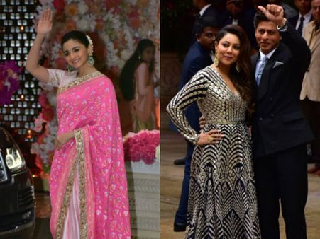 Akash Ambani & Shloka Mehta's Engagement Pics: Shahrukh Khan, Alia Bhatt & Ranbir Kapoor Arrive!