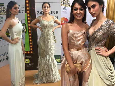 Gold Awards 2018: Drashti Dhami, Mouni-Sriti, Hina Khan, Vivian & Others Set Red Carpet On Fire!