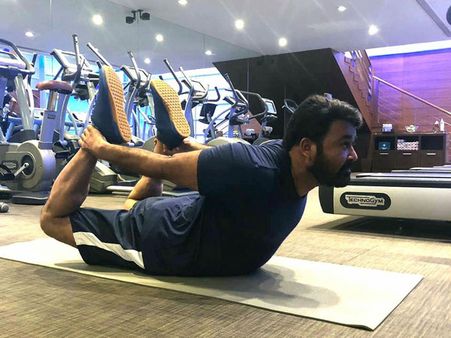 International Yoga Day: Mohanlal Strikes A Yoga Pose That Is Sure To Motivate You All