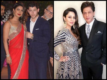 Awkward Much? Priyanka Chopra-Nick Jonas & Gauri-Shahrukh Khan Party Under One Roof At Ambani's Bash