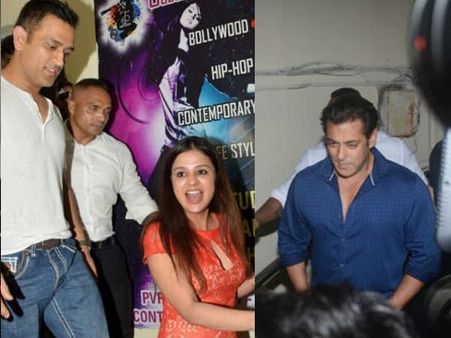 Salman Khan's Race 3 Special Screening Saw MS Dhoni & His Wife Sakshi's Starry Presence! [PICS]