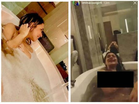 Fun Time Goes Terribly Wrong! Sara Khan’s Nude Bathtub Video Goes Viral!