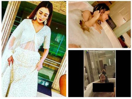 Was Sara Khan’s Nude Bathtub Video Leak A Publicity Stunt?