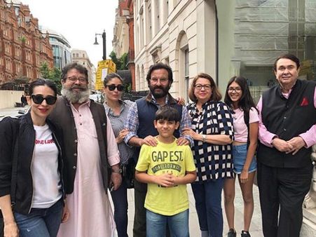 London Diaries: Kareena Kapoor & Karisma Kapoor Head To London With Daddy Randhir Kapoor, View Pics