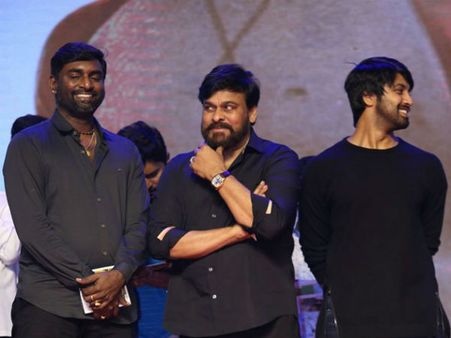 Chiranjeevi Graces Vijetha Audio Launch