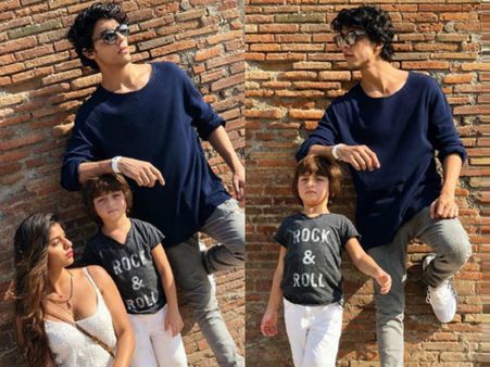 Shahrukh Khan's Children Aryan, Suhana & AbRam Look Way Too Awesome In Their Latest Holiday Pictures