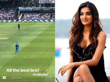 Nidhhi Agerwal Just 'Bro' Zoned KL Rahul & Twitterati Troll Him Mercilessly!