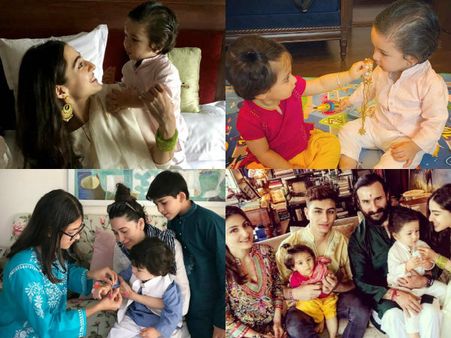 Taimur Celebrates Raksha Bandhan With Sara Ali Khan & Inaaya! Check The Cute & Adorable Pictures!