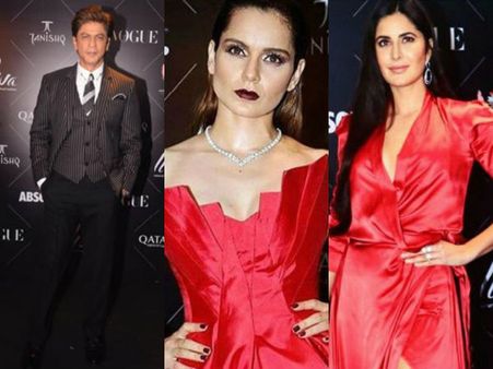 Vogue Beauty Awards 2018: Shahrukh Khan, Katrina Kaif, Kangana Ranaut & Others Walk The Red Carpet