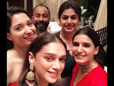 Tamannaah, Samantha, Amala And Aditi Rao Hydari Bond At A Party; Inside Photos