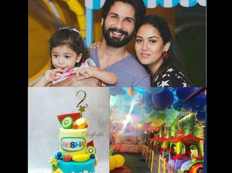 Misha's 2nd Birthday Pics: Shahid Kapoor-Mira Rajput Throw A 'Fruity' Birthday Party!