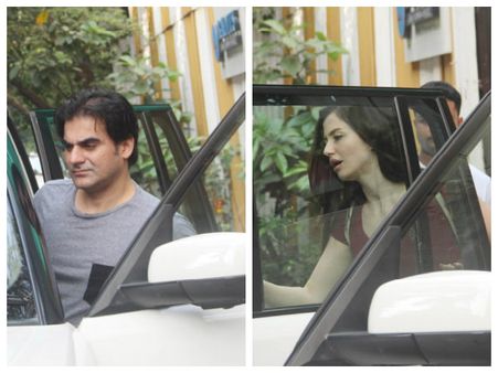 Arbaaz Khan & His Alleged Girlfriend Giorgia Andriani Enjoy A Lunch Date In Bandra!