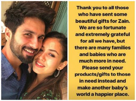 Mira Rajput Urges Fans Not To Send Gifts For Zain & The Reason Is Genuine!