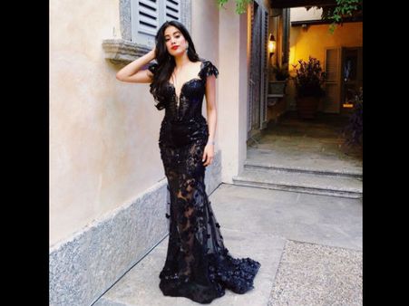 Isha Ambani's Grand Engagement At Lake Como: Janhvi Kapoor Looks Breathtaking In A Black Gown [Pics]