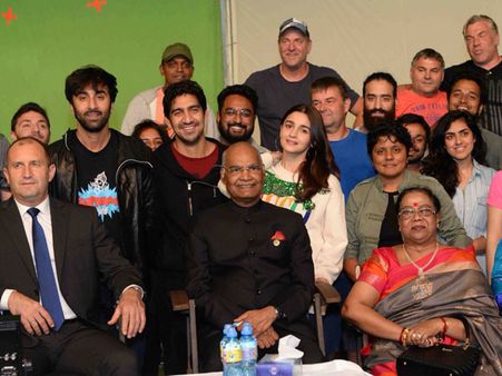 Guess Who Dropped By On Ranbir-Alia's Brahmastra Sets? None Other Than The President Of India!