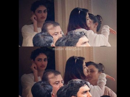 WHAT RIVALRY? Aishwarya Rai Bachchan Gives A TIGHT HUG To Rani Mukerji At Krishna Raj’s Funeral