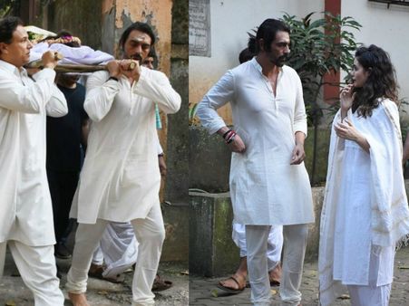 Arjun Rampal's Mother Gwen Rampal Passes Away; B-Town Celebs Attend Last Rites