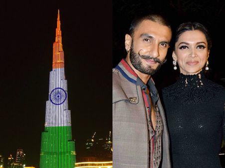 Dubai's Burj Khalifa Celebrates Deepika Padukone & Ranveer Singh's Wedding Announcement! Watch Video