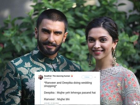 Deepika Padukone & Ranveer Singh's Wedding Announcement Becomes A Meme! View Tweets