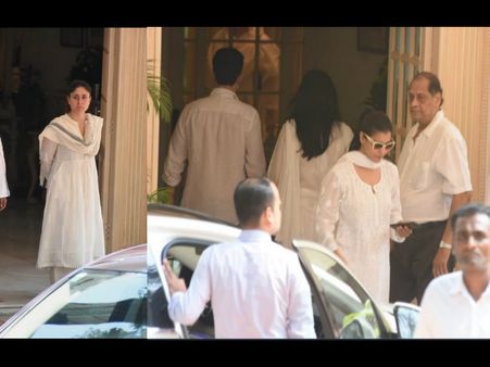 Krishna Raj Kapoor Funeral: Kajol, Kareena Kapoor Khan, Anil Kapoor Pay Their Last Respects