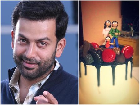 Prithviraj's Birthday Cake From His Wife Supriya Is Fabulous; The Cake Topper Has An Anecdote!