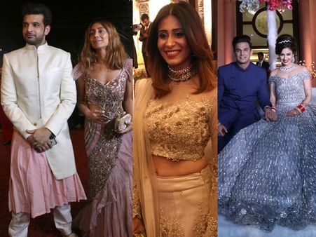 Prince Narula & Yuvika Chaudhary Reception Graced By Anusha, Kishwer & Harbhajan Singh!
