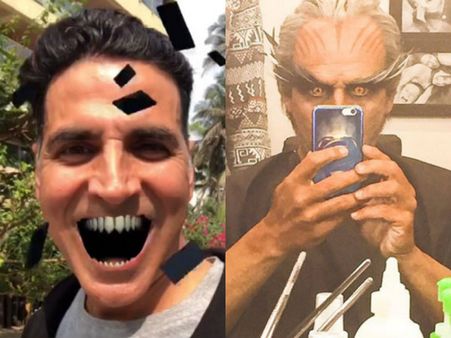 2.0: Akshay Kumar Shares A Selfie & Turns Into A Scary Crow Immediately!