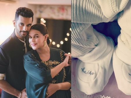 Neha Dhupia- Angad Bedi Name Their Baby Girl 'Mehr'; Share Her First Cute Glimpse!