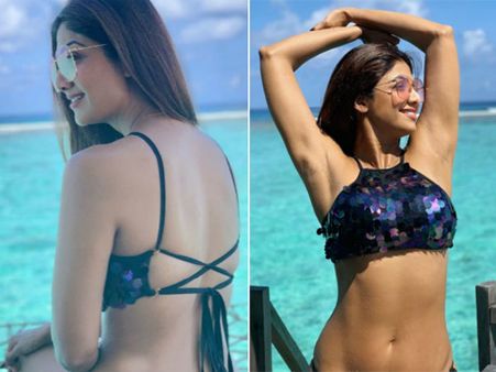 The Hot Shilpa Shetty Soaks In The Maldivian Sun Along With Her Husband Raj Kundra! View Pictures