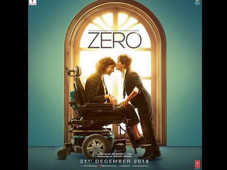 Zero New Poster: Shahrukh Khan Aka 'Bauua Singh' Plants A Kiss On Anushka Sharma's Forehead