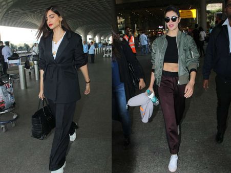 Sonam Kapoor, Jacqueline Fernandez Christmas Weekend Airport Looks: Pictures!