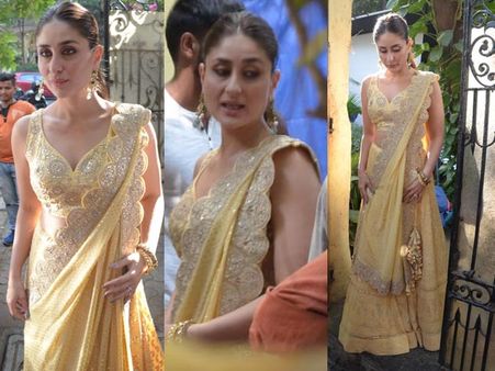 Kareena Kapoor Khan Was Spotted On A Film Set: Dressed Goregeously As Always