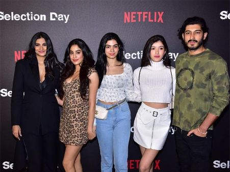 Pics: Janhvi, Khushi, Shanaya, Sanya, Fatima Others Attend Netflix Series’ Selection Day Screening!