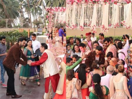Ranveer Singh Gate Crashes Wedding, Congratulates Couple During Simmba Promotions!