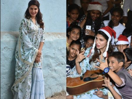 Jacqueline Fernandez Makes Christmas Eve Special For Children From Orphange