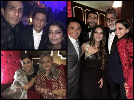Inside Pics & Videos From Deepika-Ranveer's Reception: DeepVeer Shake Legs With SRK, Big B & Malaika