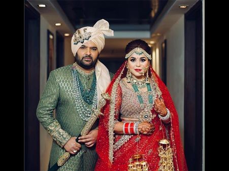 Kapil Sharma & Ginni Chatrath's First Wedding Picture Revealed; Couple's Royal Look Is A Must See!