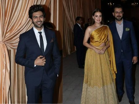 First Pics From Isha- Anand's Wedding Reception: Kartik Aaryan, Dia Mirza & Others Arrive!