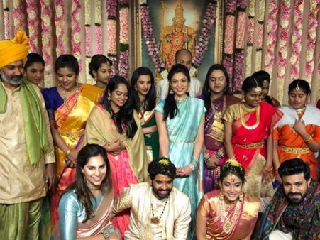 Prabhas, Jr NTR And Ram Charan Have A Blast At The Wedding Of SS Rajamouli’s Son; Inside Photos Out