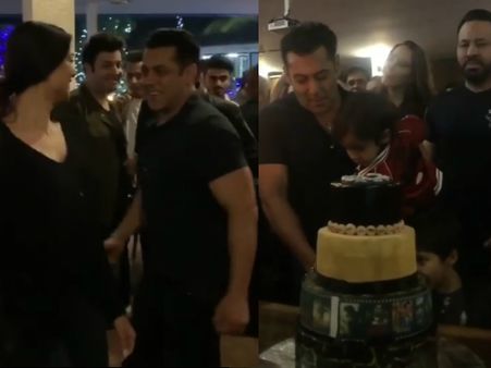 Inside Salman Khan's B'day Bash: Superstar Shakes A Leg With Sushmita Sen, Cuts Cake With Ahil!