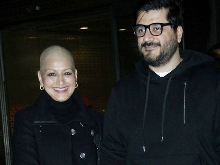 Amidst Cancer Treatment, Sonali Bendre Returns To India, Friends Welcome The 'Warrior Princess'!