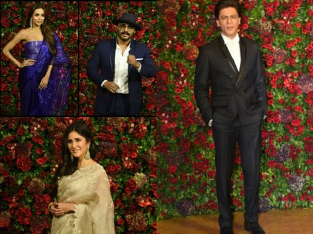 Deepika-Ranveer's Reception: Shahrukh Khan, Katrina Kaif, Arjun Kapoor & Malaika Arora In Attendance