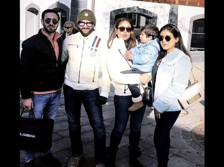 Taimur Ali Khan Enjoys The Winter Chill In Gstaad With Parents Saif-Kareena!