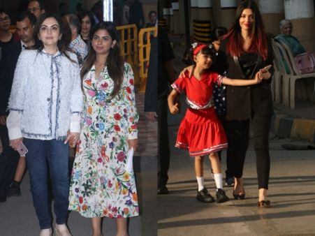 Isha Ambani Attends Ambani School Annual Day; Aishwarya Rai Bachchan Takes Aaradhya To School