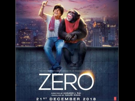 Zero New Poster: Not Katrina Kaif Or Anushka Sharma, Shahrukh Khan's Cutest Co-Star Is A Chimpanzee!